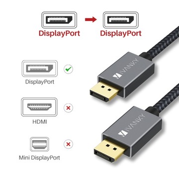 Кабель iVANKY DisplayPort — DisplayPort 4K, 4,5 м