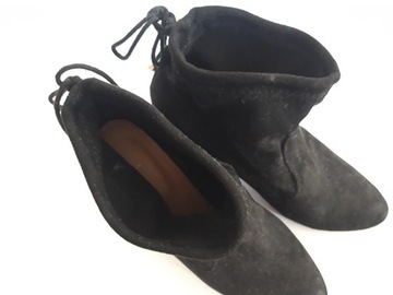 Замшевые ботинки размер 40-25,5 см