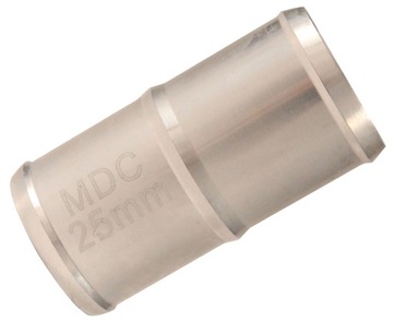 MDC ZŁĄCZKA ALU 25mm łącznik dwójnik króciec wąż