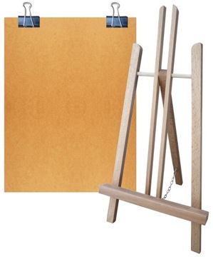 DREWNIANA STOŁOWA SZTALUGA 52cm RYSOWNICA SZTALUGI