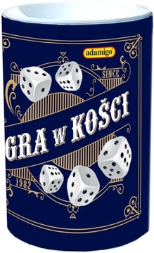 GRA W KOŚCI w kubku 07240 ADAMIGO