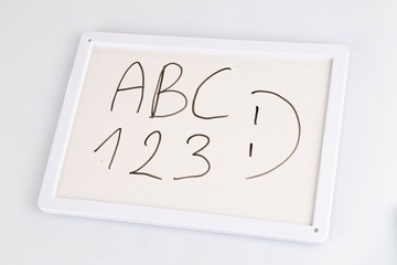 TABLICA MAGICZNA DO RYSOWANIA ŚWIATŁEM DWUSTRONNA SUCHOŚCIERALNA BIAŁA