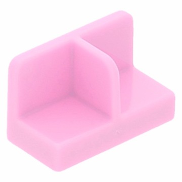 03070 LEGO 93095 6100629 panel 1x2x1 j.różowy 1szt