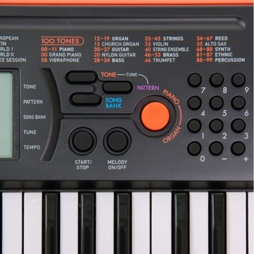 Casio SA-76 — Клавиатура