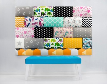 PANELE TAPICEROWANE MINKY DLA DZIECI - 30 x 30