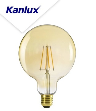 Żarówka FILAMENT XLED G125 7W=55W-WW E27 Kanlux