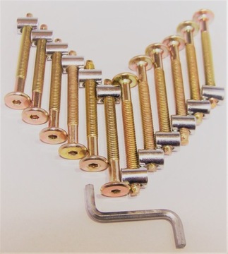 12 шт. ВИНТЫ ДЛЯ КРОВАТИ плюс БЕСПЛАТНО