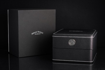 ARMAND NICOLET GMT JS9-44 АВТОМАТИЧЕСКИЙ НОВЫЙ 44ММ/КОМПЛЕКТ.
