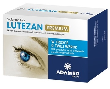 Lutezan Premium POPRAWA WIDZENIA WZROK 120 kaps