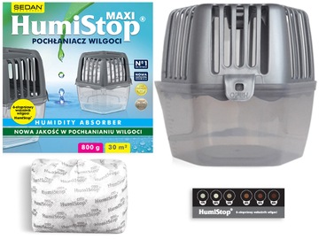 POCHŁANIACZ WILGOCI HUMISTOP MAXI 3 WKŁADY, GRATIS