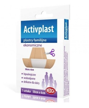 Activplast plastry familijne do cięcia 50cm x 6cm