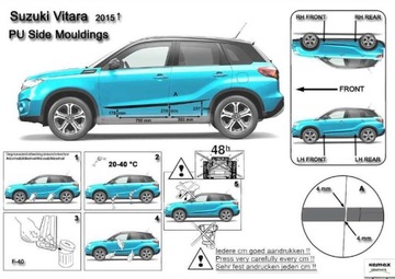 LIŠTA BOČNÍ DVEŘE HYUNDAI I30 5D 12-17 KOMBI,WAG