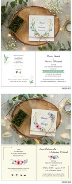 Приглашения на гражданскую свадьбу в геометрическом стиле бохо!