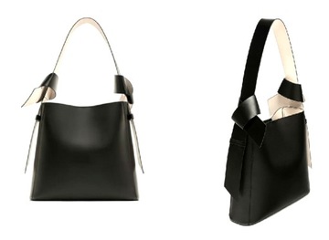 ZARA torebka shopper worek 8422/204 sztywny maff