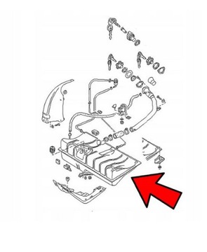 NÁDRŽ PALIVA GOLF JETTA SCIROCCO I MK1