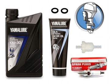 YAMAHA F5A комплект масел, фильтр, свеча зажигания, прокладки