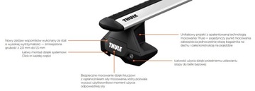 KUFR THULE WINGBAR EVO JEEP AVENGER SUV 2023-