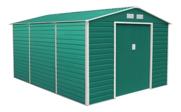 Schowek ogrodowy, 330 cm x 372 cm, wysoki 205 cm