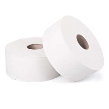 Papier toaletowy JUMBO 100m 12 rolek Celuloza 2W.
