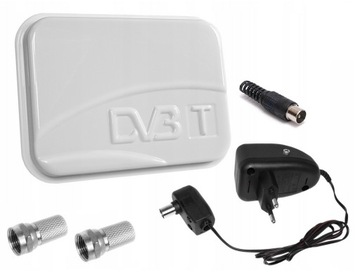 NAJMOCNIEJSZA ANTENA DVB-T2 4K PANEL DUO +45dbi NA 2 TELEWIZORY POLSKA