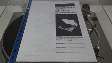 Уникальный прямой привод TECHNICS SL-D33