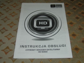 Instrukcja obsługi Cyfrowy Dekoder POLSAT HD 6000