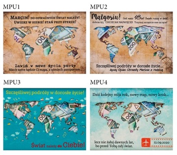 Prezent na urodziny 18 30 40 50 ramka A4 złota