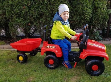 ДЖИП ВНЕДОРОЖНЫЕ ПЕДАЛИ + ПРИЦЕП + ЛОПАТА