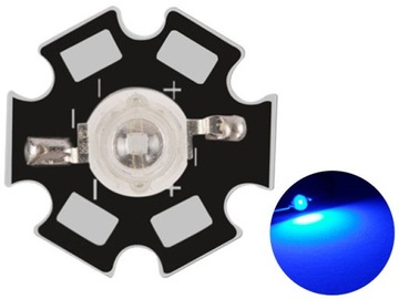 POWER LED 3W EPILEDS UV 365-370нм, печатная плата 45мил