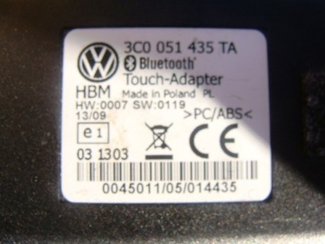 ОРИГИНАЛЬНЫЙ АДАПТЕР VW BLUETOOTH 3C0051435TA BDB.