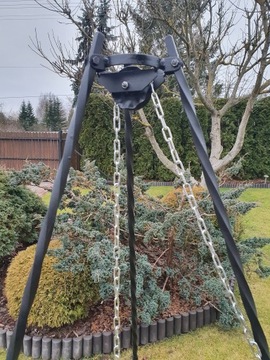 ШТАТИВ 190 СМ САДОВЫЙ ГРИЛЬ + ЦЕПНАЯ АКЦИЯ