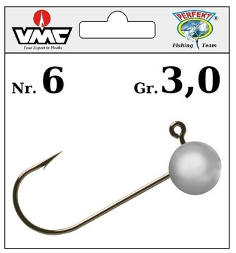 MINI JIG VMC BEZ KOŁNIERZA Nr.6 / 3,0 gr MYT - LOV