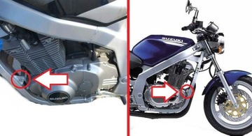 SUZUKI GS500 1989-2004 АВАРИЙНЫЕ НАКЛАДКИ ТВЕРДЫЕ СЛАЙДЕРЫ