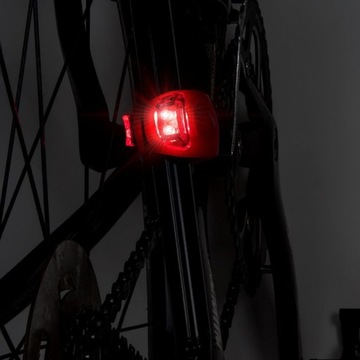 Lampki ROWEROWE SILIKON zestaw LED przód tył 2szt