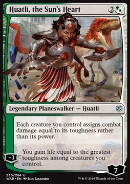 Huatli, the Sun's Heart - planeswalker @@@@