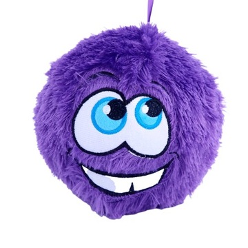 FIOLETOWA włochata PIŁKA FUZZY BALL 20 cm C5964