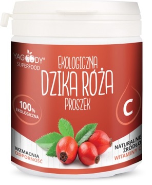 EKOLOGICZNA DZIKA RÓŻA PROSZEK 150 G WITAMINA C