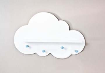 ДЕРЕВЯННАЯ ПОЛКА CLOUD МДФ 40 см РАЗНЫЕ ЦВЕТА