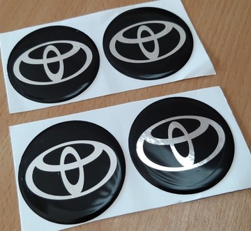 Naklejki na koła emblematy TOYOTA 55mm