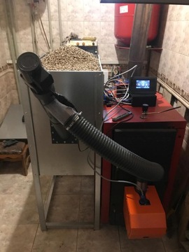 BIO BURNER II - ГОРЕЛКА НА ПЕЛЛЕТАХ 40 КВТ НАБОР ПЕЛЛЕТ