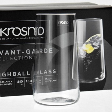 Бокалы Авангард КРОСНО 6x 540мл лонг-дринк