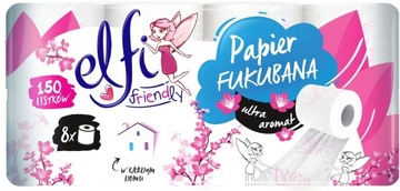 Elfi Friendly Fakubana Papier Toaletowy 8 Rolek