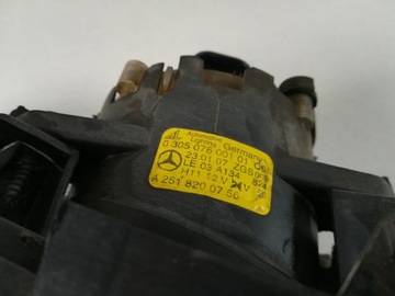 MŘÍŽKA HALOGEN MLHOVKOVÁ LEVÝ A TŘÍDA W169