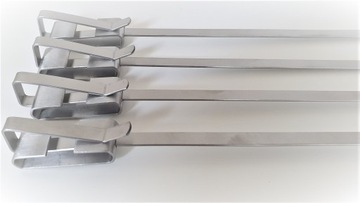 Шампур шампур 43 см, 4 шт, INOX