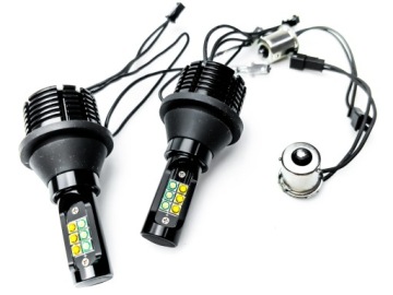 ДИРЕКТОРЫ + LED DAY LIGHTS 2in1 DRL BAU15S PY21W