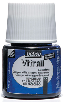 Farba Do Szkła Pebeo Vitrail Deep Blue 10