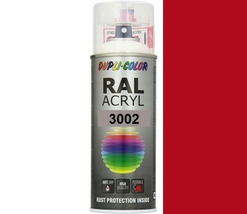 MOTIP RAL 3002 POŁYSK DUPLI-COLOR SPRAY FARBA AKRYL SPRAY 400 ML