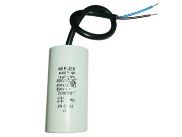 Конденсатор 16мкФ +/- 10% MIFLEX MKSP-5P Motor