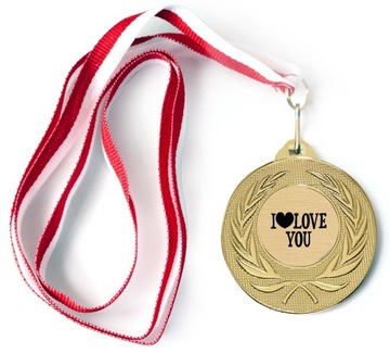 Medal IDEALNY prezent na WALENTYNKI DUŻO WZORÓW