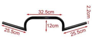 Руль CLUBMAN CAFE RACER CUSTOM OLD SCHOOL 22